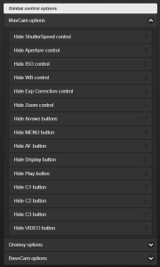 mavcam-hide-options